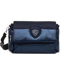 Blauer - Padded Logo-Patch Shoulder Bag - Lyst