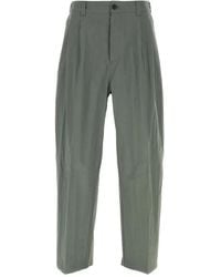 Maison Margiela - Pleated Plaid-Insert Trousers - Lyst