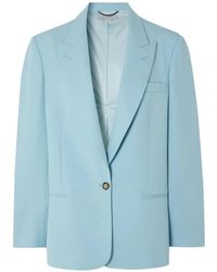 Stella McCartney - Oversized Wool-Gabardine Blazer - Lyst