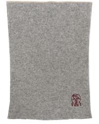 Brunello Cucinelli - Embroidered Cashmere Neck Warmer - Lyst
