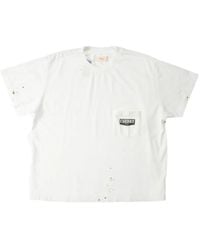 CHERRY LA - Chevron-Stitch Pocket T-Shirt - Lyst
