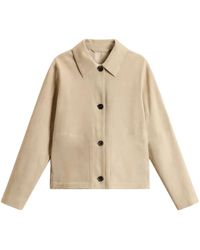 Woolrich - Suede Jacket - Lyst