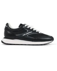 KARL LAGERFELD - Logo-Detail Panelled Sneakers - Lyst