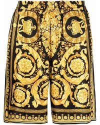 Versace - バロッコ シルクショートパンツ - Lyst