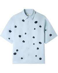 Sandro - Flock-Hemd Mit Blumenmuster - Lyst