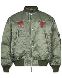 Comme des Garçons - Leather-Patch Bomber Jacket - Lyst