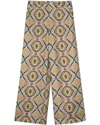 Etro - フローラル ワイドパンツ - Lyst