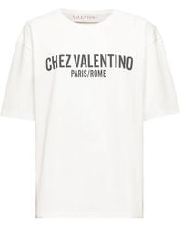 Valentino Garavani - Logo-Print T-Shirt - Lyst