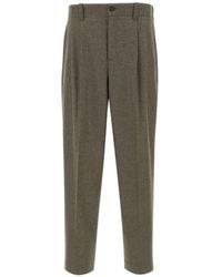 Golden Goose - Pantalon En Laine Vierge À Plis - Lyst