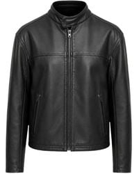 Vetements - Zip-Up Leather Jacket - Lyst