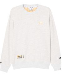 Aape By A Bathing Ape - Sweater Met Geborduurd Logo - Lyst