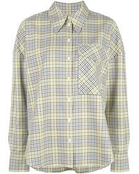 Tibi - Camisa De Cuadros Con Bolsillo En El Pecho - Lyst