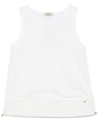 Herno - Crochet-Panel Vest - Lyst