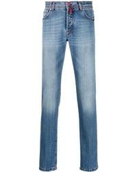 Kiton - Mid-Rise Straight-Leg Jeans - Lyst