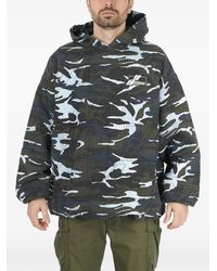 we11done - Camouflage Logo-Patch Hoodie - Lyst