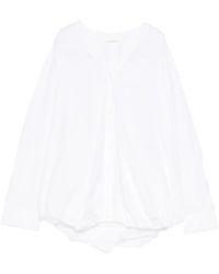 JNBY - V-Neck Blouse - Lyst