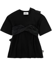 Area - Taffeta-Knot T-Shirt - Lyst