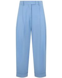 Moorer - Pleated High-Waisted Trousers - Lyst