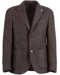 L.B.M. 1911 - Checked Single-Breasted Blazer - Lyst