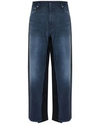 Balenciaga - Jean À Effet Usé - Lyst