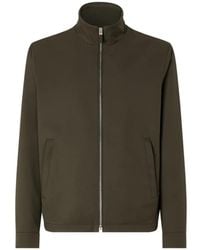 ZEGNA - Dark Microfiber Motorin 100Cc Blouson - Lyst