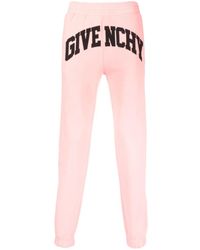 Givenchy - Logo-Embroidered Cotton Track Pants - Lyst