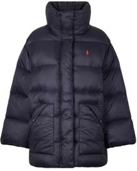 Polo Ralph Lauren - Wattierte Jacke mit Logo-Stickerei - Lyst