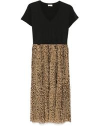 Liu Jo - Midikleid Mit Print - Lyst