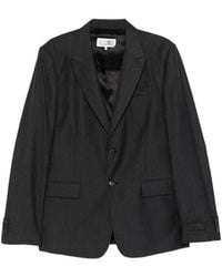MM6 by Maison Margiela - Single-Breasted Blazer - Lyst