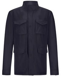 Herno - Flap Pockets Field Jacket - Lyst