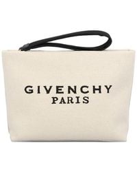Givenchy - Clutch Mit Logo-Print - Lyst