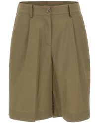 Kaos - Short À Design Plissé - Lyst