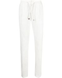 Brunello Cucinelli - Drawstring-waist Trousers - Lyst