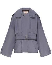 Marni - Nylon Blouson With Belt - Lyst