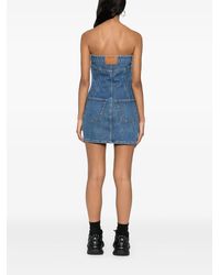 green emerald velvet dress Slip Dress with Clear Bead Hotfix by Alexander Wang