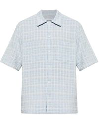 Samsøe & Samsøe - Checked-Pattern Chest-Pocket Shirt - Lyst