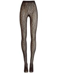 Wolford - Lace-Effect Tights - Lyst