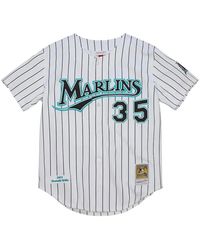 Mitchell & Ness - Dontrelle Willis Florida 2003 Marlins Striped-Pattern Shirt - Lyst