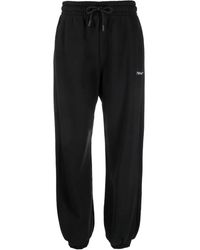 Off-White c/o Virgil Abloh - Bookish Logo-Embroidered Track Pants - Lyst