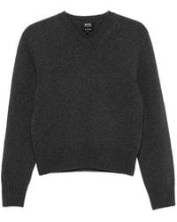 A.P.C. - Jersey Con Ribete De Canalé - Lyst