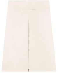 Courreges - Layered Front-Zip Midi Skirt - Lyst