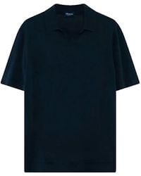 Drumohr - Frosted Short-Sleeve Polo Shirt - Lyst