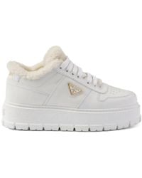 Prada - Sneakers Aus Leder - Lyst