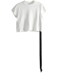 Rick Owens - Cotton Cropped T-Shirt - Lyst