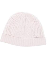 N.Peal Cashmere - Bonnet En Maille Torsadée - Lyst