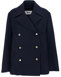 Grifoni - Double-Breasted Wool Jacket - Lyst
