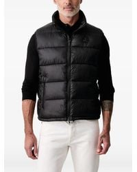 KARL LAGERFELD - Logo-Patch Quilted Gilet - Lyst