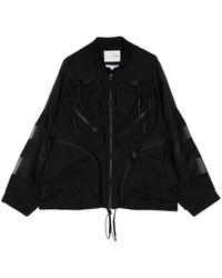 Yoshio Kubo - Mesh-Panels Blouson Jacket - Lyst