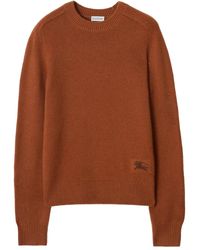 Burberry - Jersey con bordado Equestrian Knight - Lyst