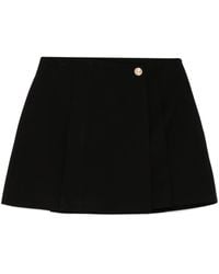 B+ AB - Logo Embossed Button A-Line Skirt - Lyst